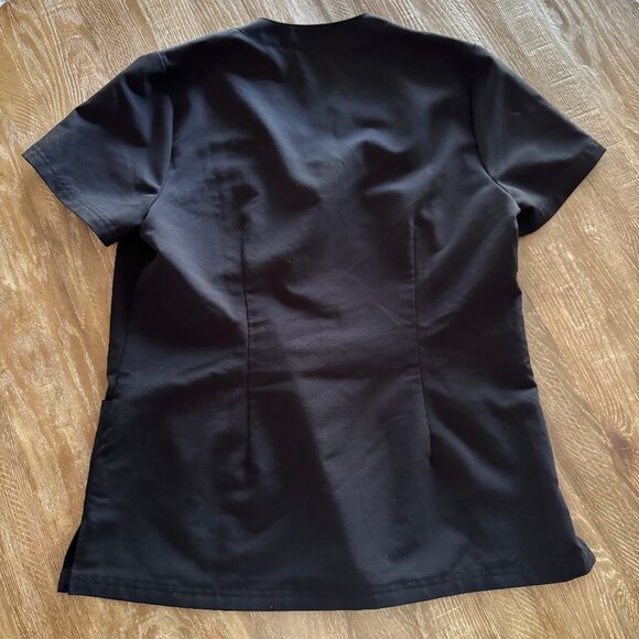 Set of Jaanuu Black Scrubs - MediumTop, Large Jogger Bottoms - Picture 5 of 6